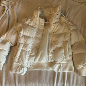 Juicy Couture Off-white Puffer jacket (barely warn)